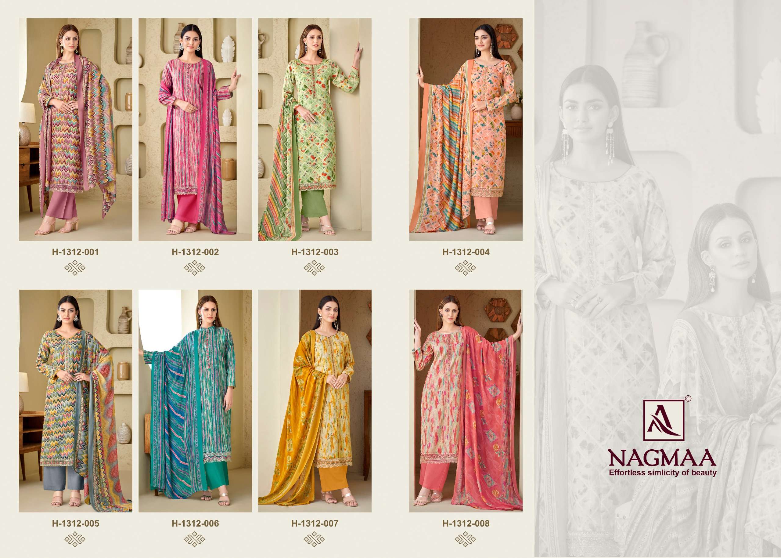 ALOK SUITS NAGMAA VISCOSE SALWAR SUIT