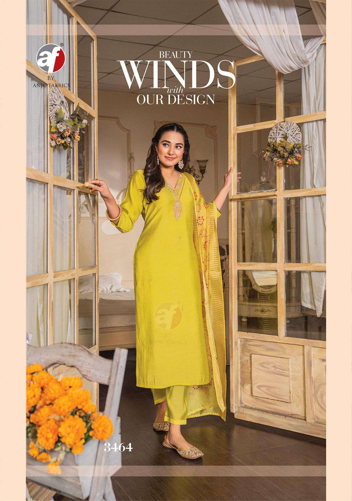 ANJU FABRICS SHARARAT VOL 5 PARTY WEAR SUIT