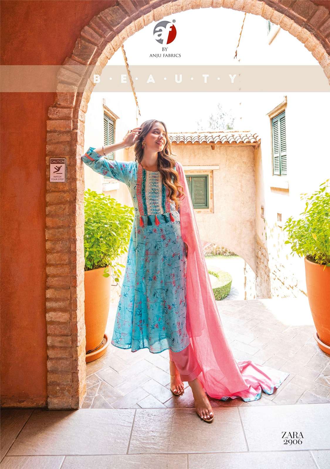 ANJU FABRICS ZARA VOL 3 FANCY DESIGNER PARTY WEAR SUIT