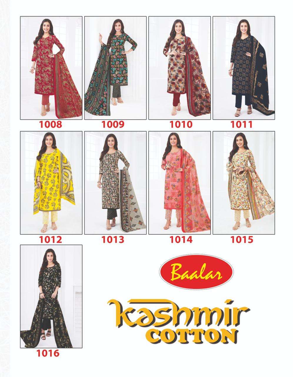 BALAJI COTTON KASHMIR COTTON VOL 1 COTTON SALWAR SUIT