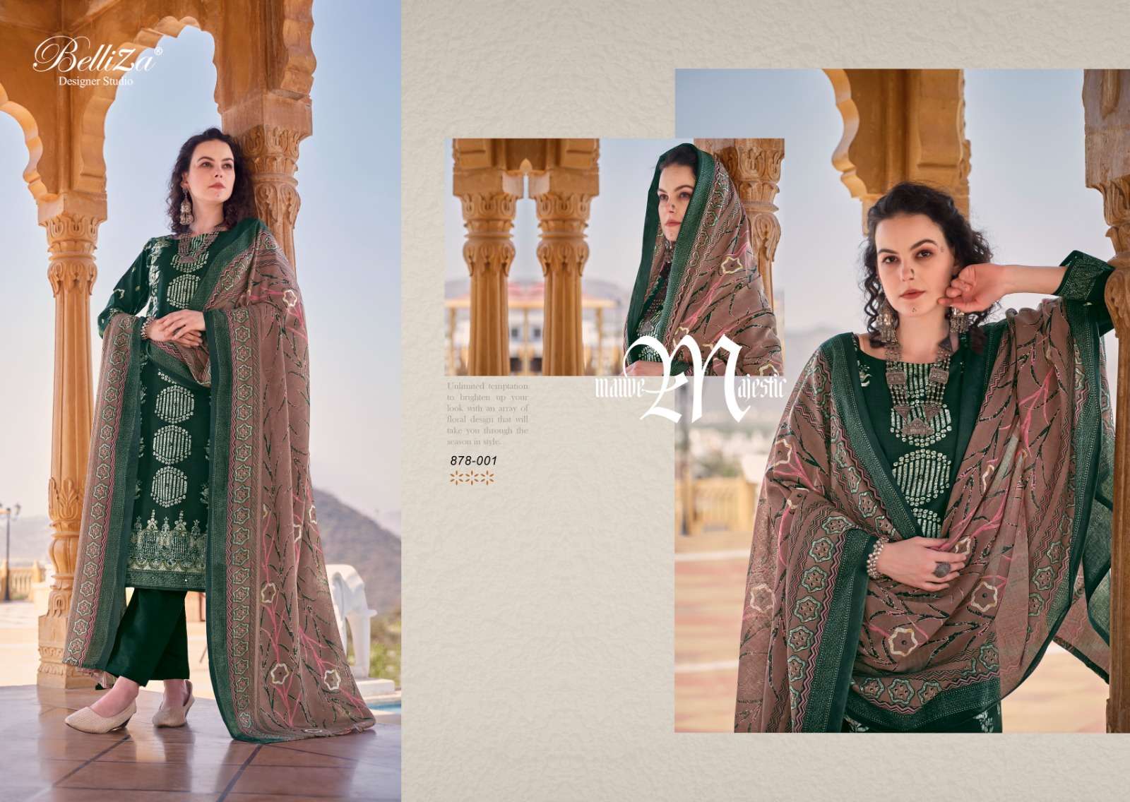BELLIZA DESIGNER STUDIO MASHUQA COTTON DIGITAL PRINT SUIT