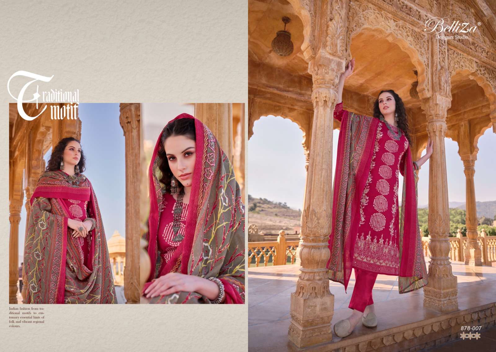 BELLIZA DESIGNER STUDIO MASHUQA COTTON DIGITAL PRINT SUIT