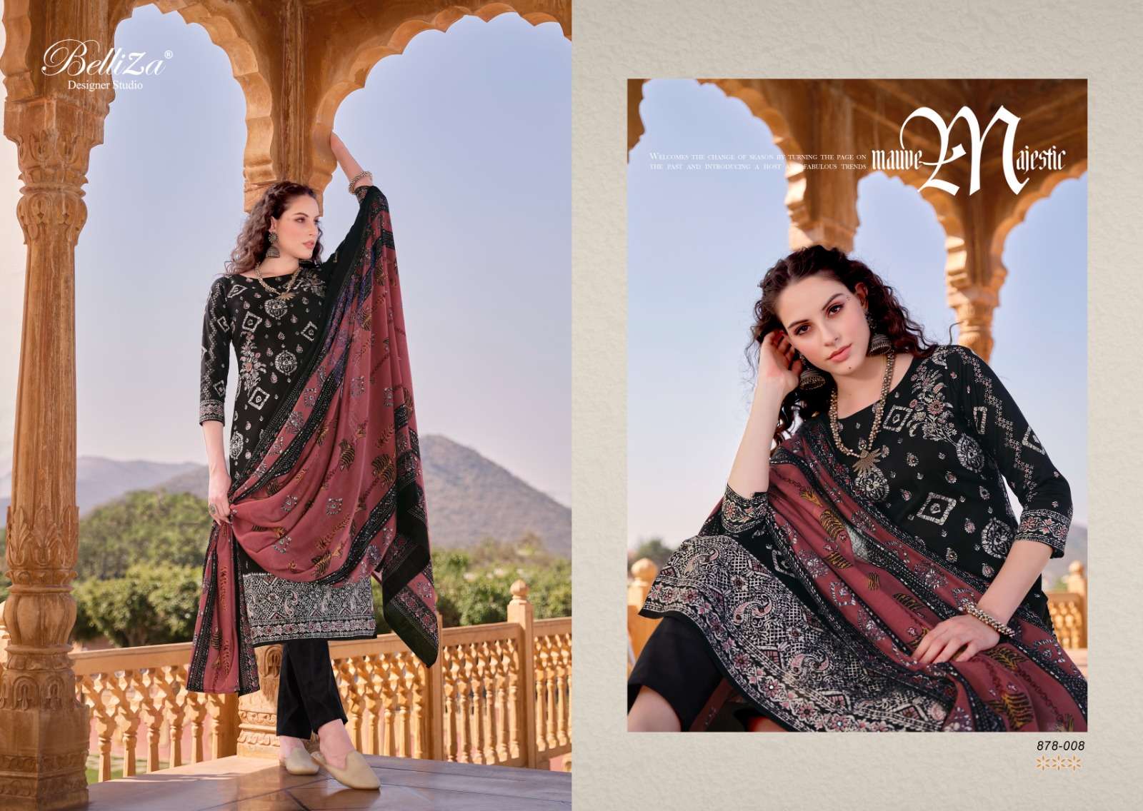 BELLIZA DESIGNER STUDIO MASHUQA COTTON DIGITAL PRINT SUIT