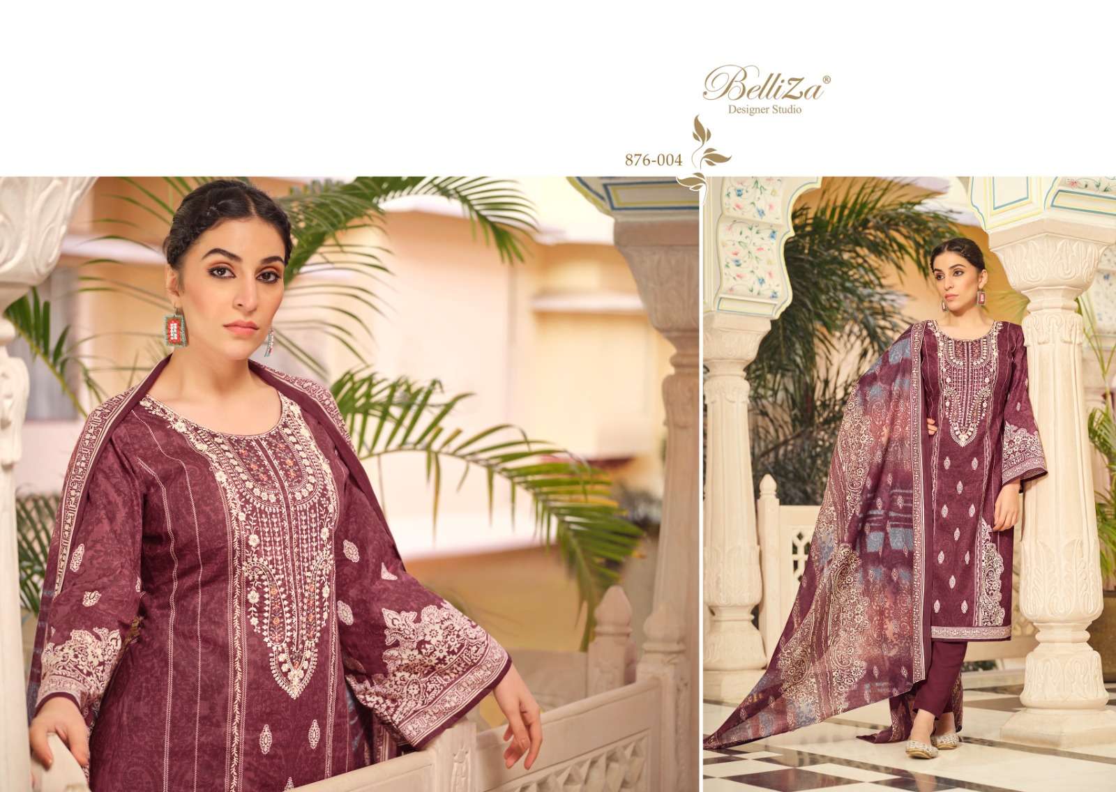 BELLIZA DESIGNER STUDIO NAIRA VOL 32 COTTON SALWAR SUIT