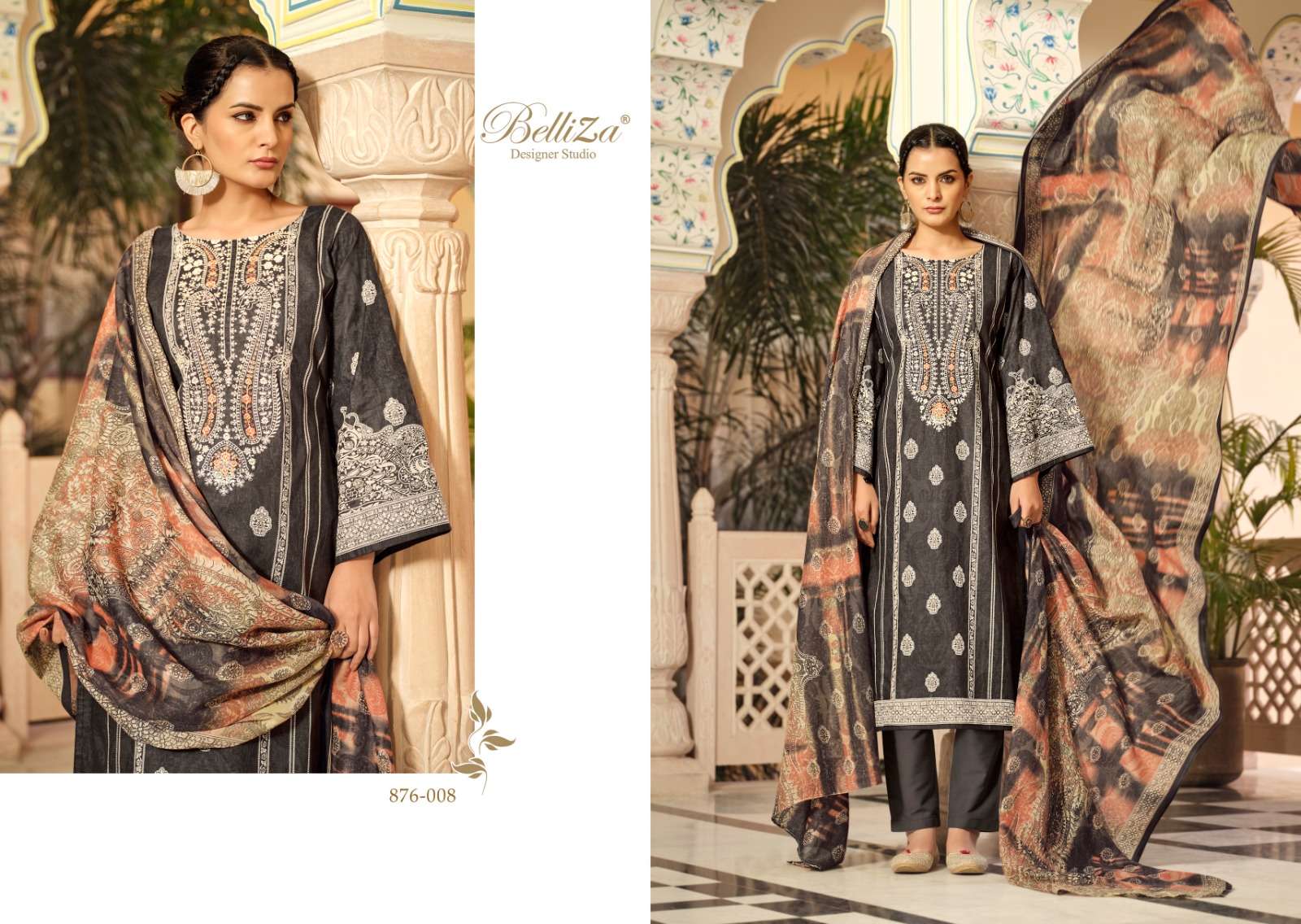 BELLIZA DESIGNER STUDIO NAIRA VOL 32 COTTON SALWAR SUIT