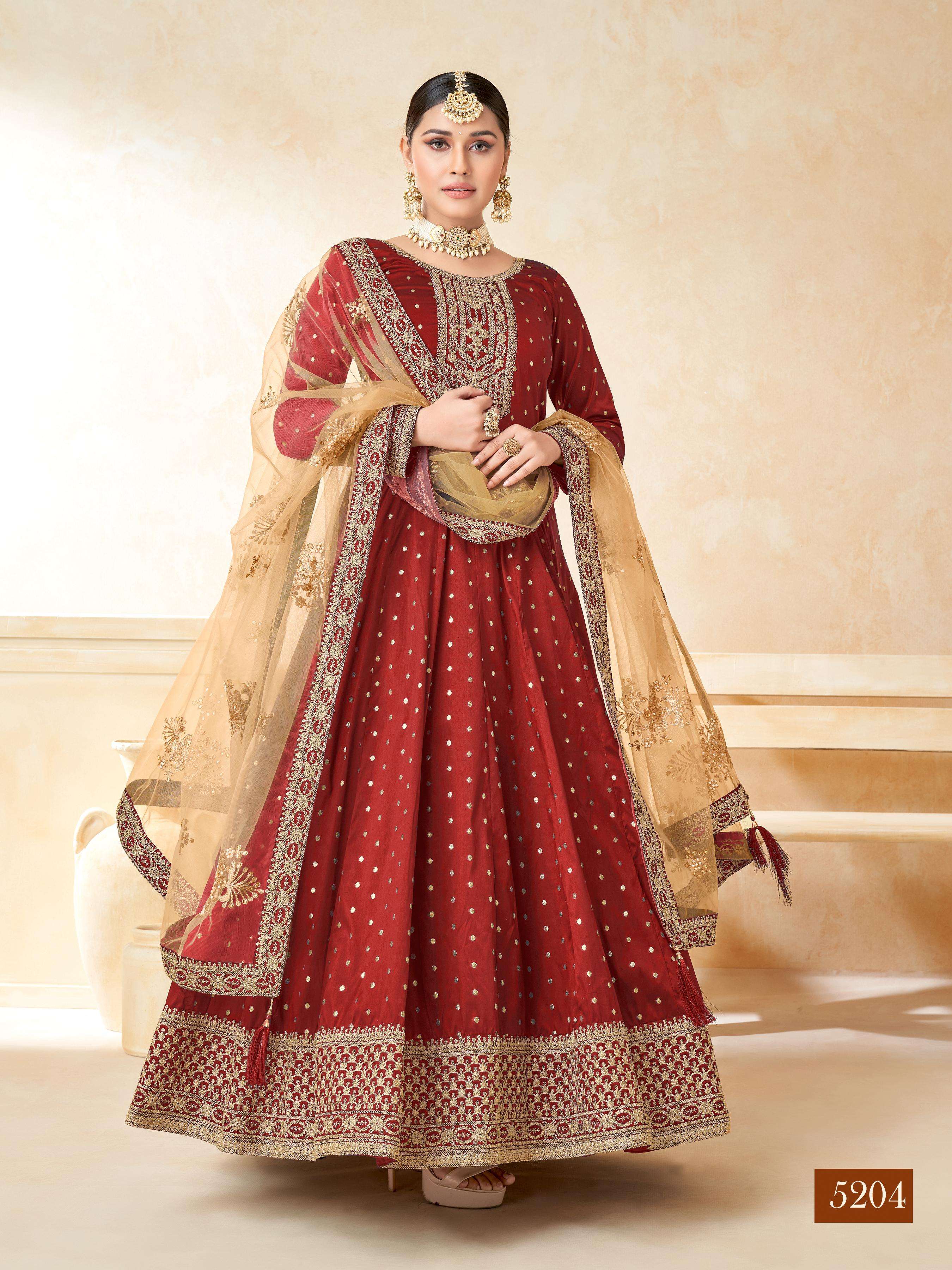 DANI CREATION AANAYA VOL 152 EMBROIDERY DESIGNER SUIT
