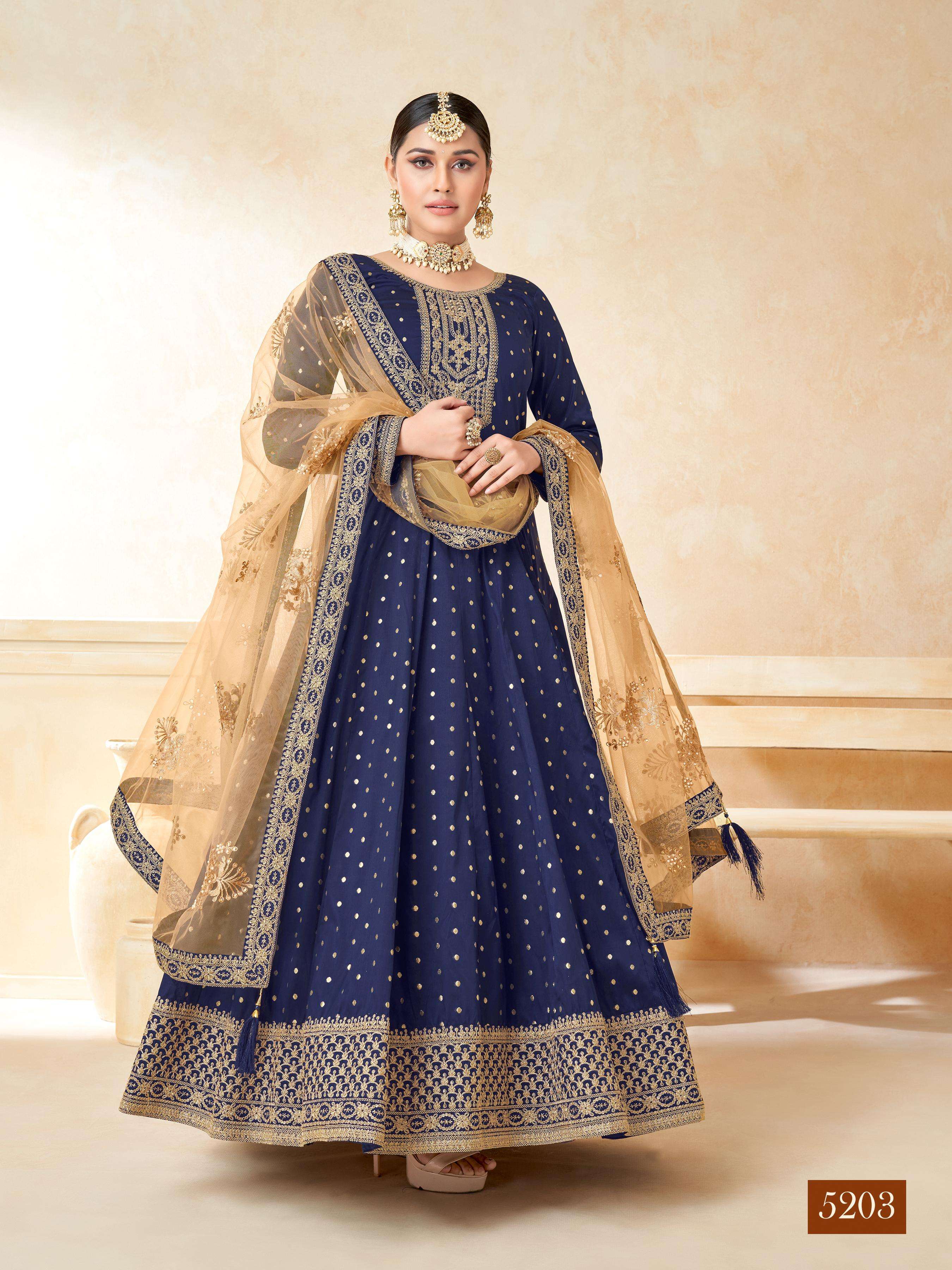 DANI CREATION AANAYA VOL 152 EMBROIDERY DESIGNER SUIT