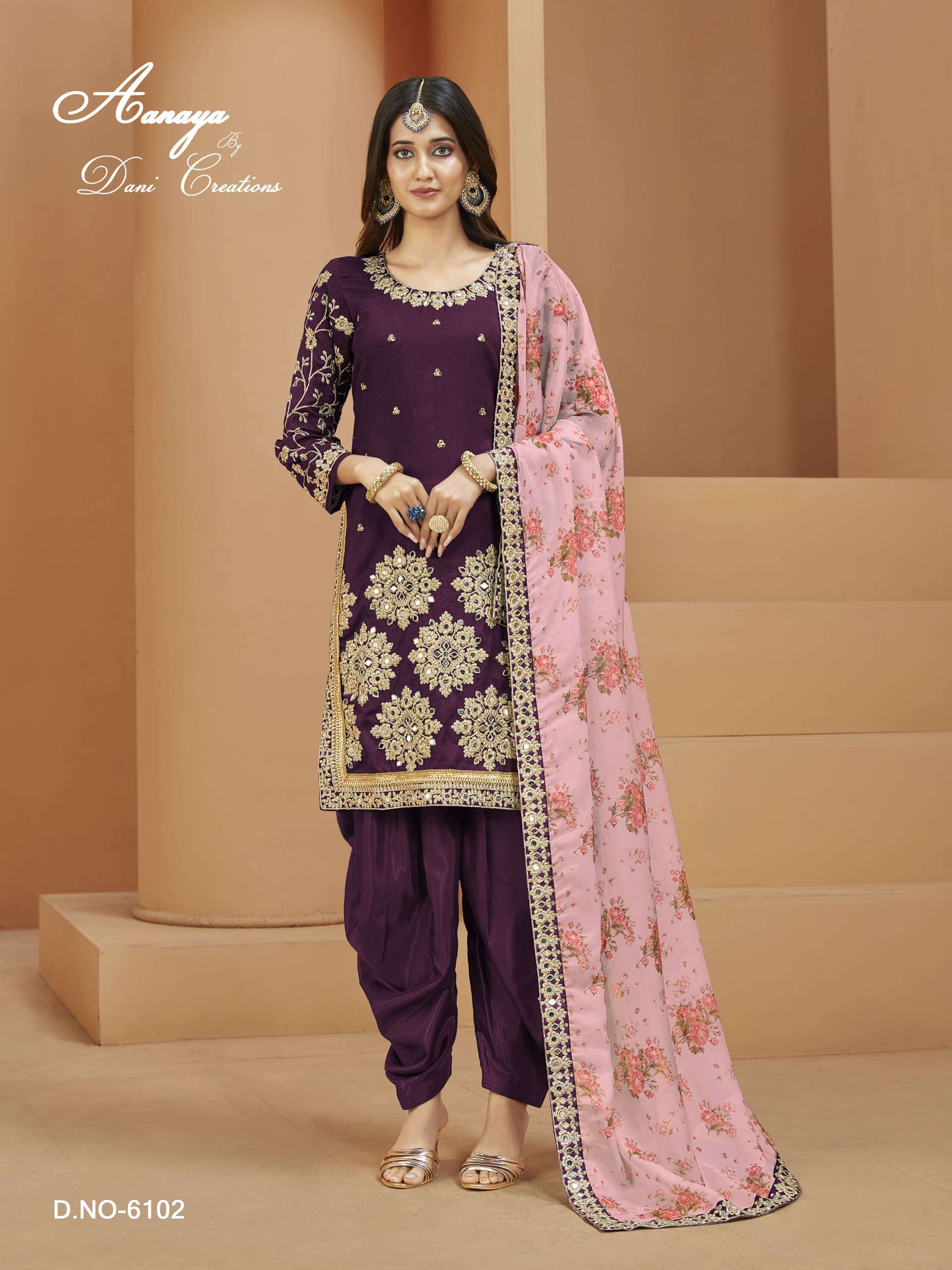 DANI CREATION AANAYA VOL 161 DHOTI SALWAR SUITS