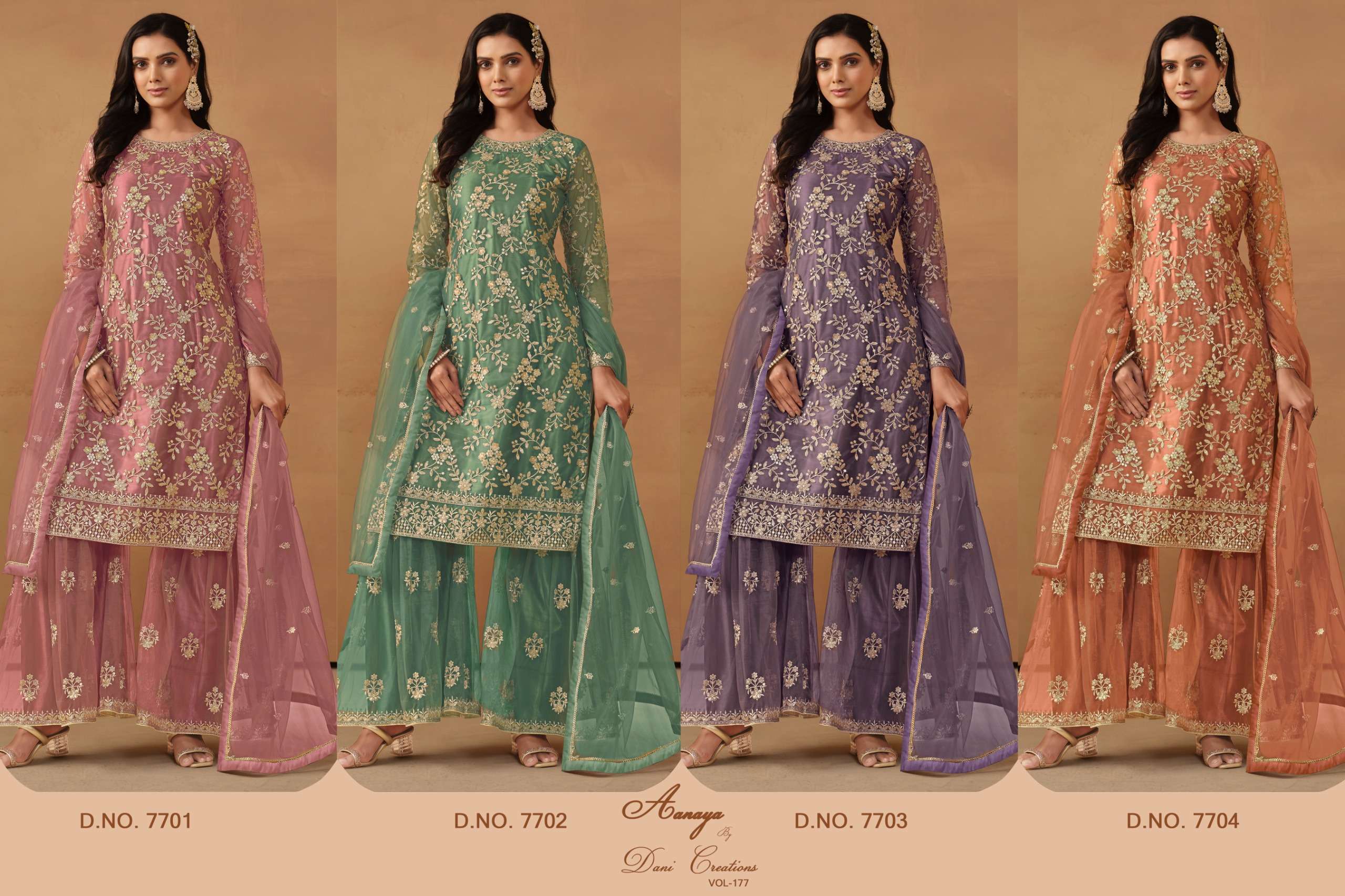 DANI CREATION AANAYA VOL 177 WEDDING WEAR SUIT 