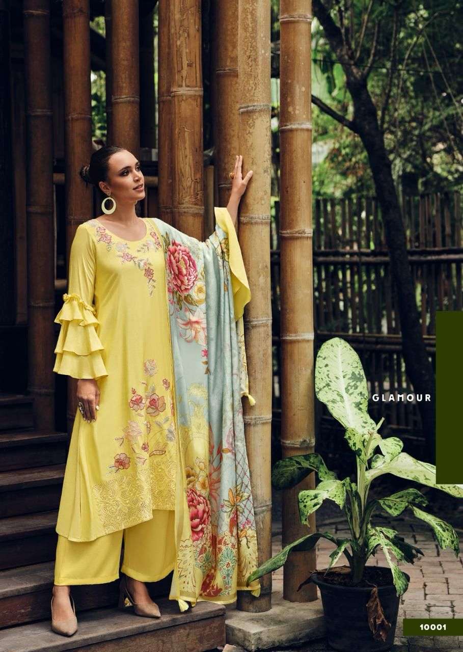 DEEPSY SUITS GULL JEE  SADAF VISCOSE HEAVY DESIGNER SUIT