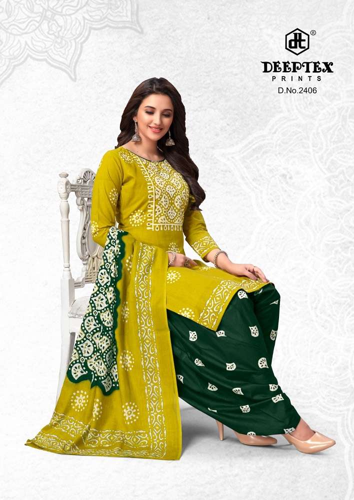 DEEPTEX PRINTS BATIK PLUS VOL 24 COTTON PATIYALA DRESS