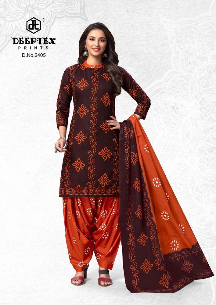 DEEPTEX PRINTS BATIK PLUS VOL 24 COTTON PATIYALA DRESS
