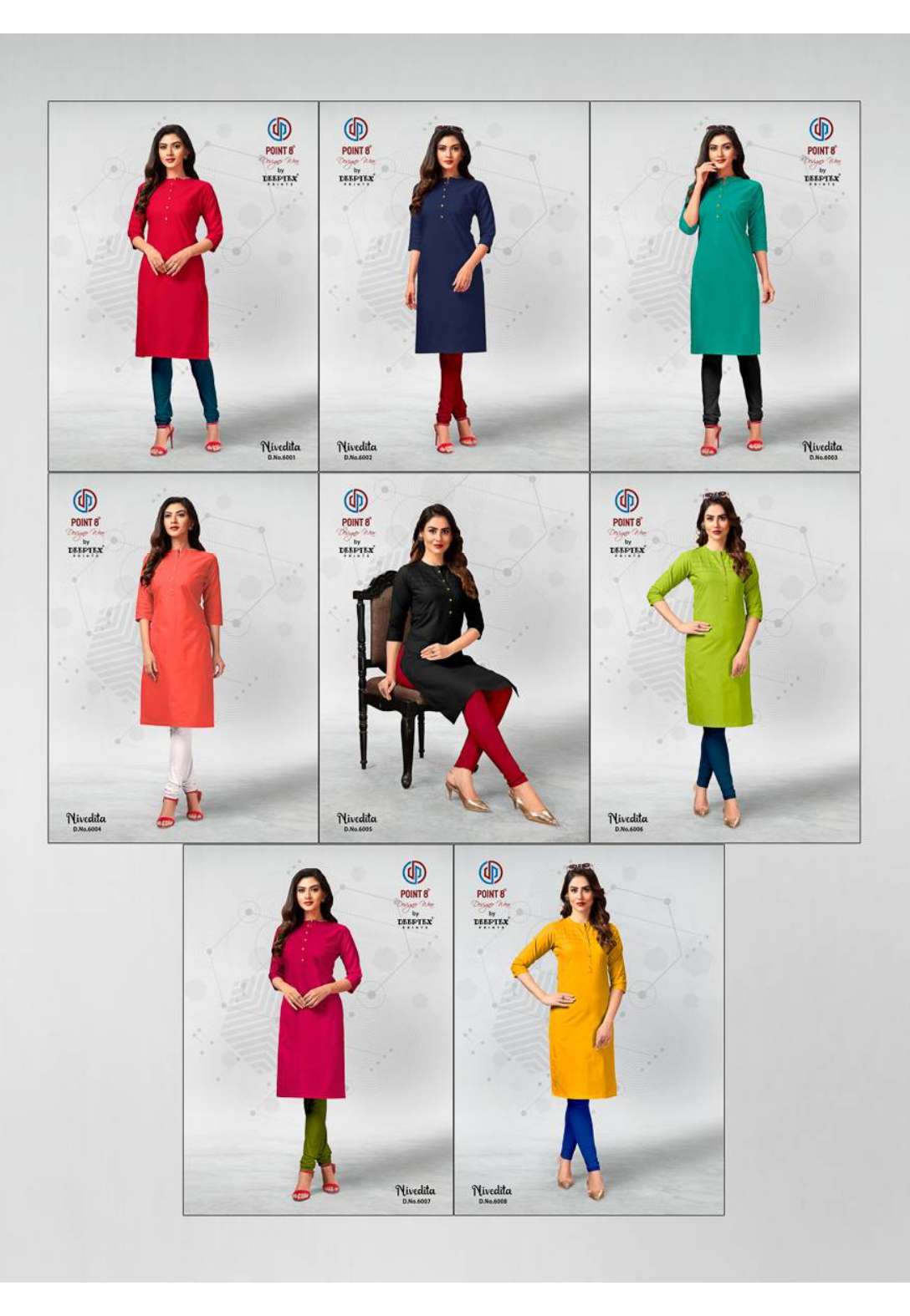 DEEPTEX PRINTS NIVEDITA VOL 6 LADIES COTTON KURTI
