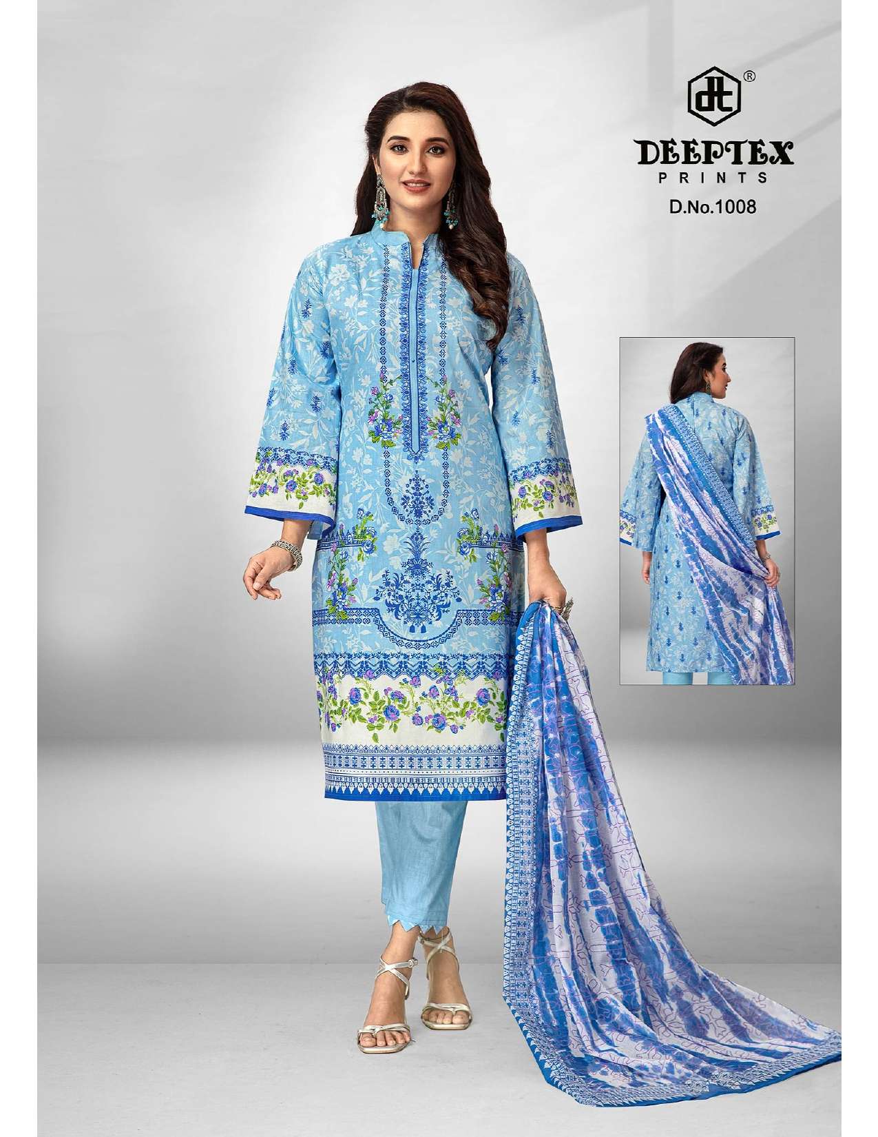 DEEPTEX PRINTS ROOHI ZARA VOL 1 LAWN COTTON SUIT