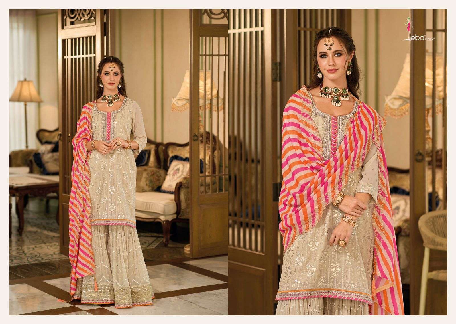 EBA LIFESTYLE ARMANI VOL 6 READY MADE SHARARA SUIT
