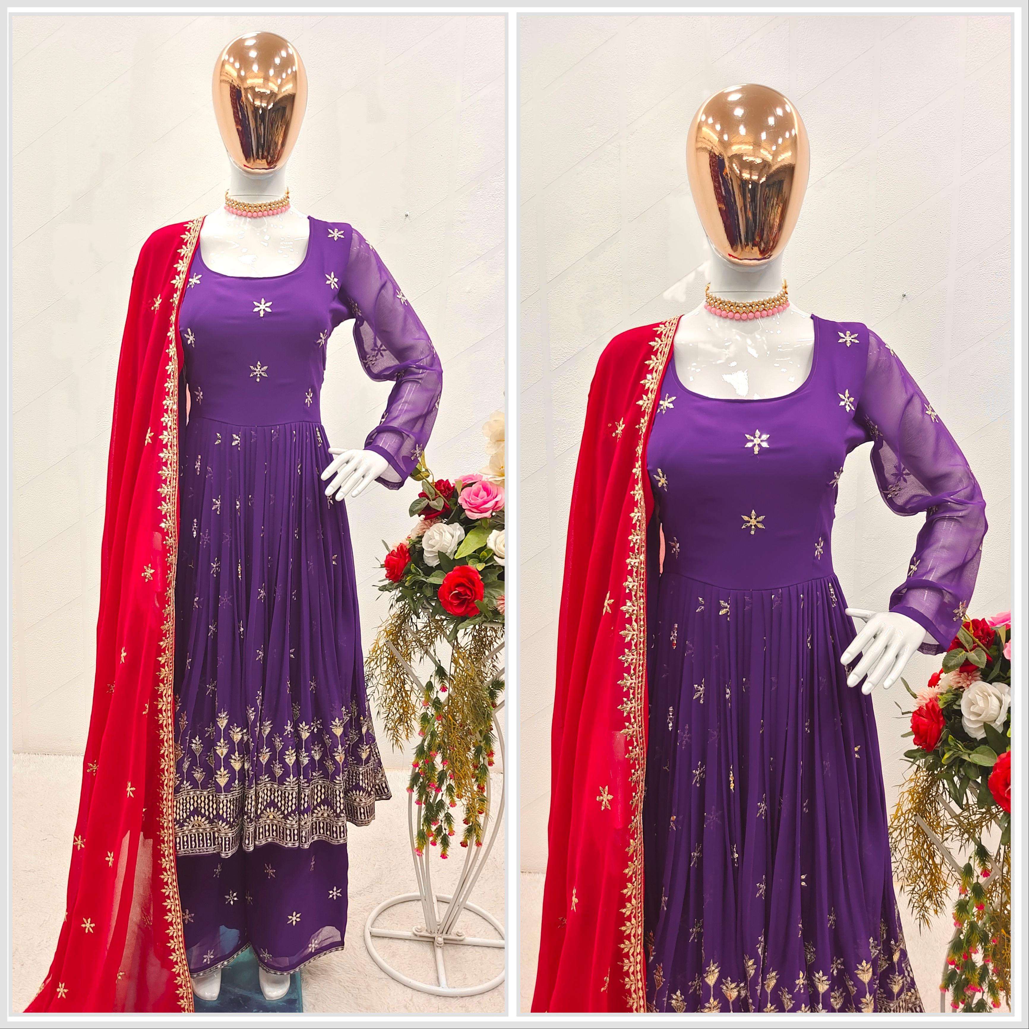 FD 3008 PARTYWEAR DRESS