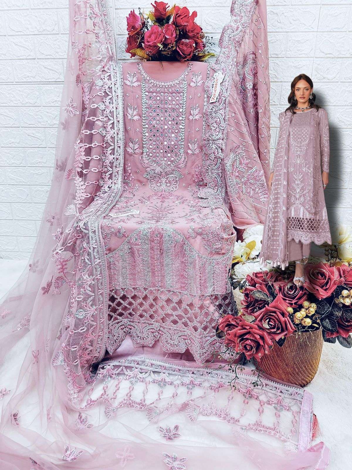  FEPIC ROSEMEEN C 1701 BEAUTIFUL DESIGNER SUIT