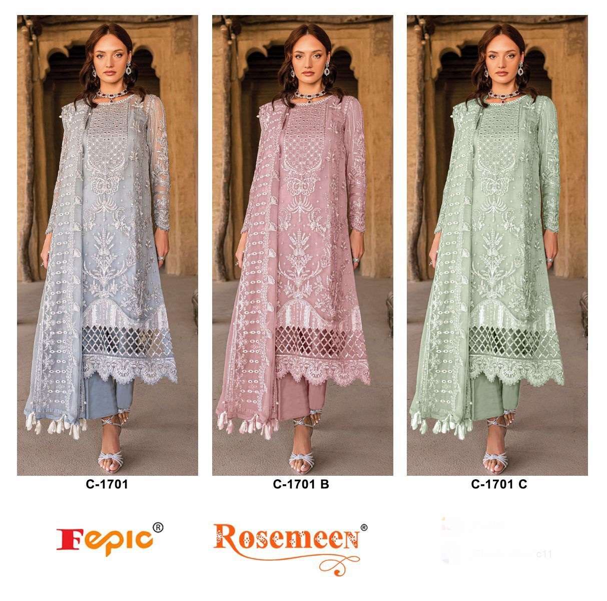  FEPIC ROSEMEEN C 1701 BEAUTIFUL DESIGNER SUIT