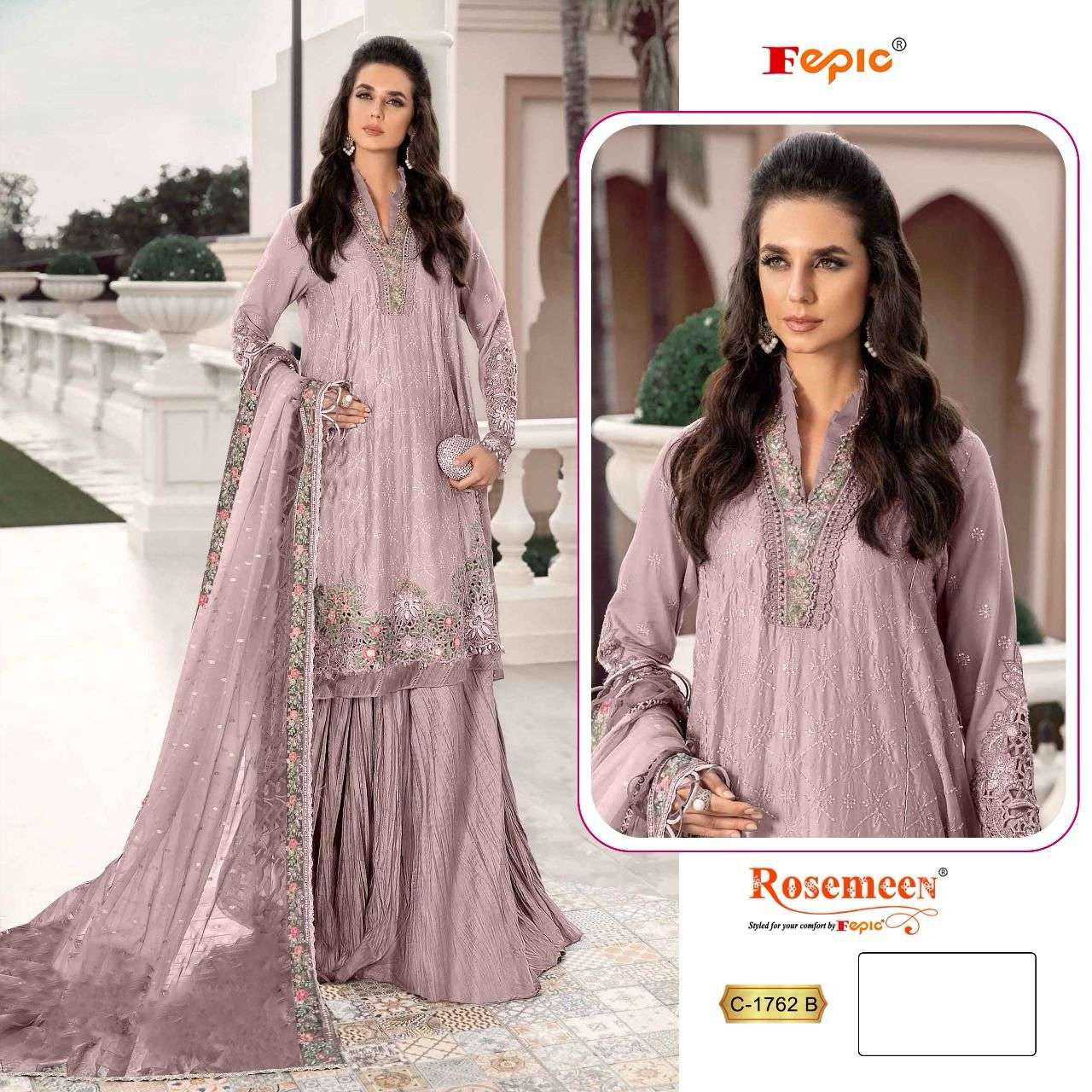 FEPIC ROSEMEEN C 1762 WEDDING WEAR SHARARA SUIT