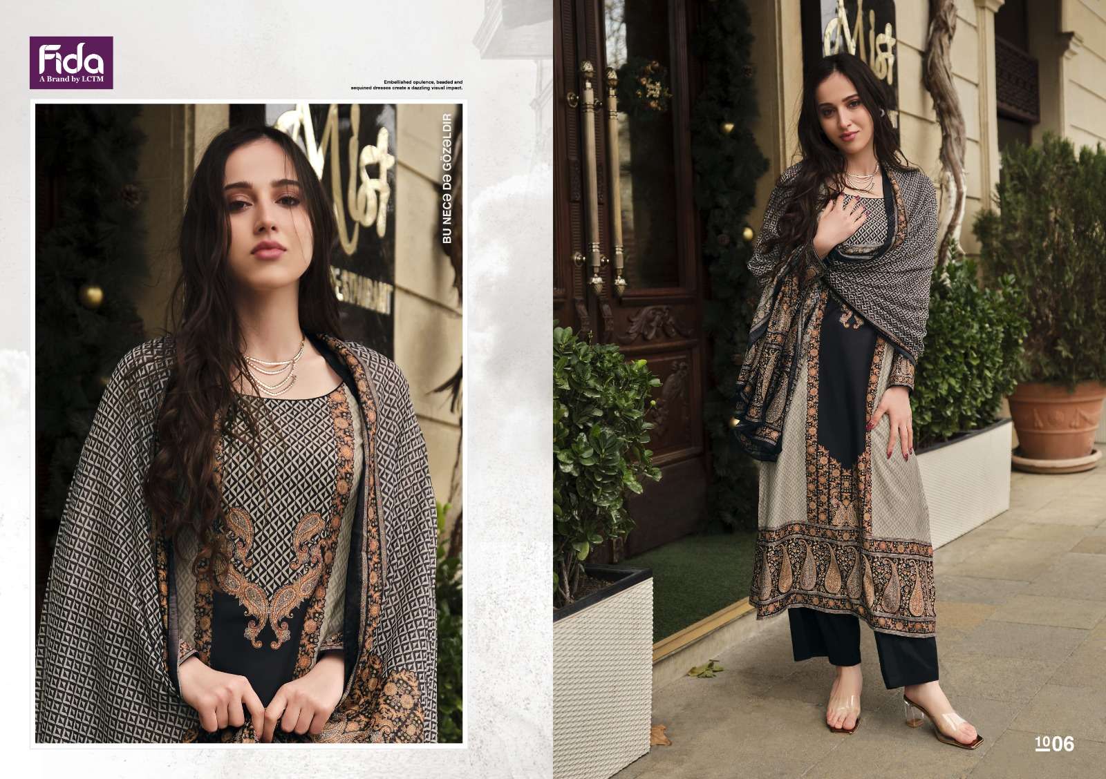 FIDA MURAD BLENDED COTTON SUIT