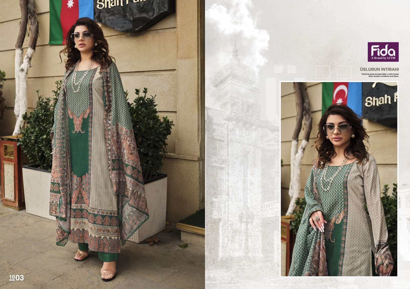 FIDA MURAD BLENDED COTTON SUIT