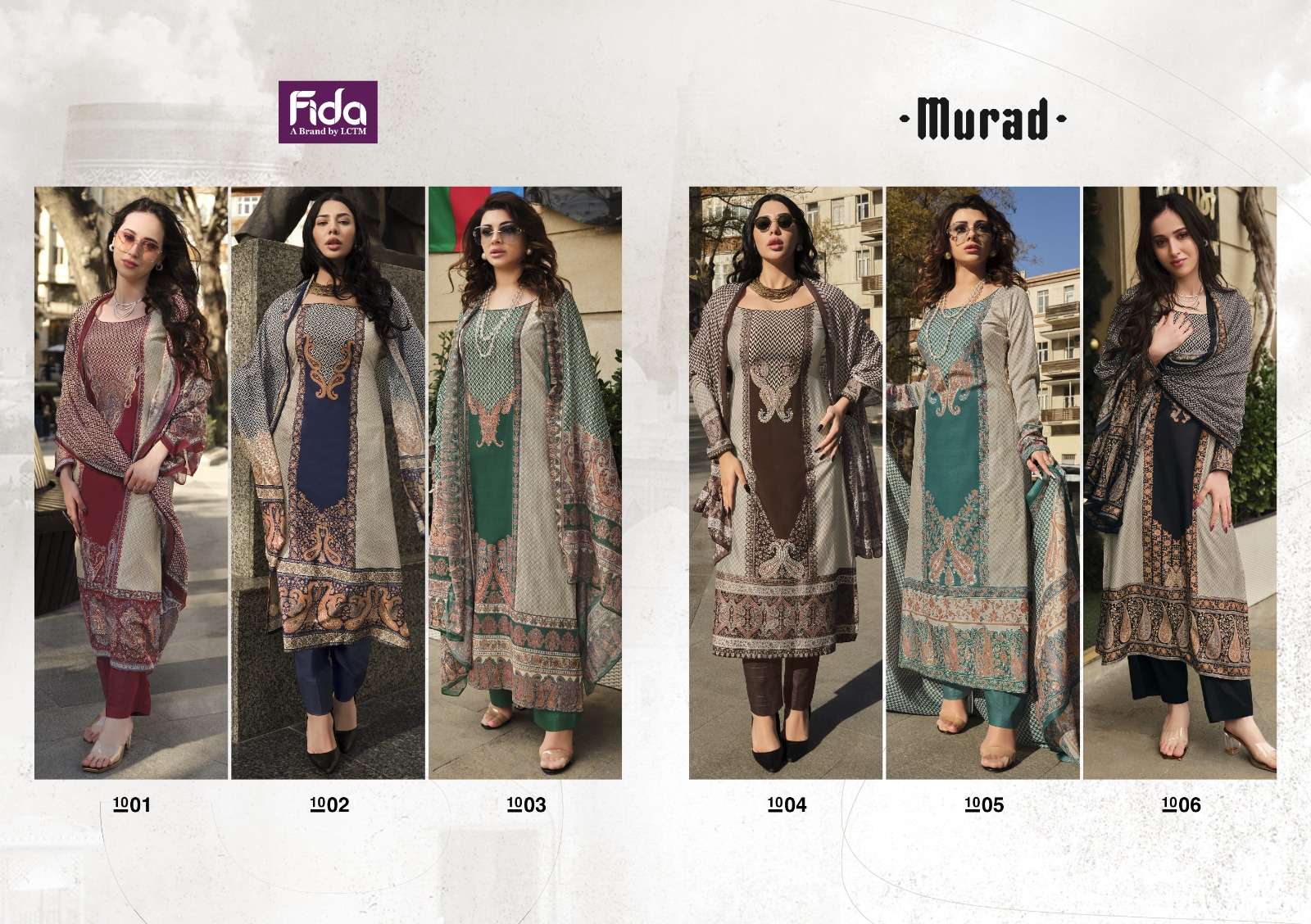 FIDA MURAD BLENDED COTTON SUIT
