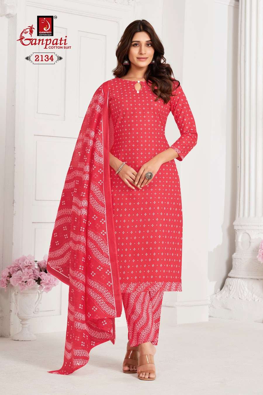 GANPATI JIGHYASHA VOL 21 PANT STYLE REGULAR WEAR COTTON SUIT