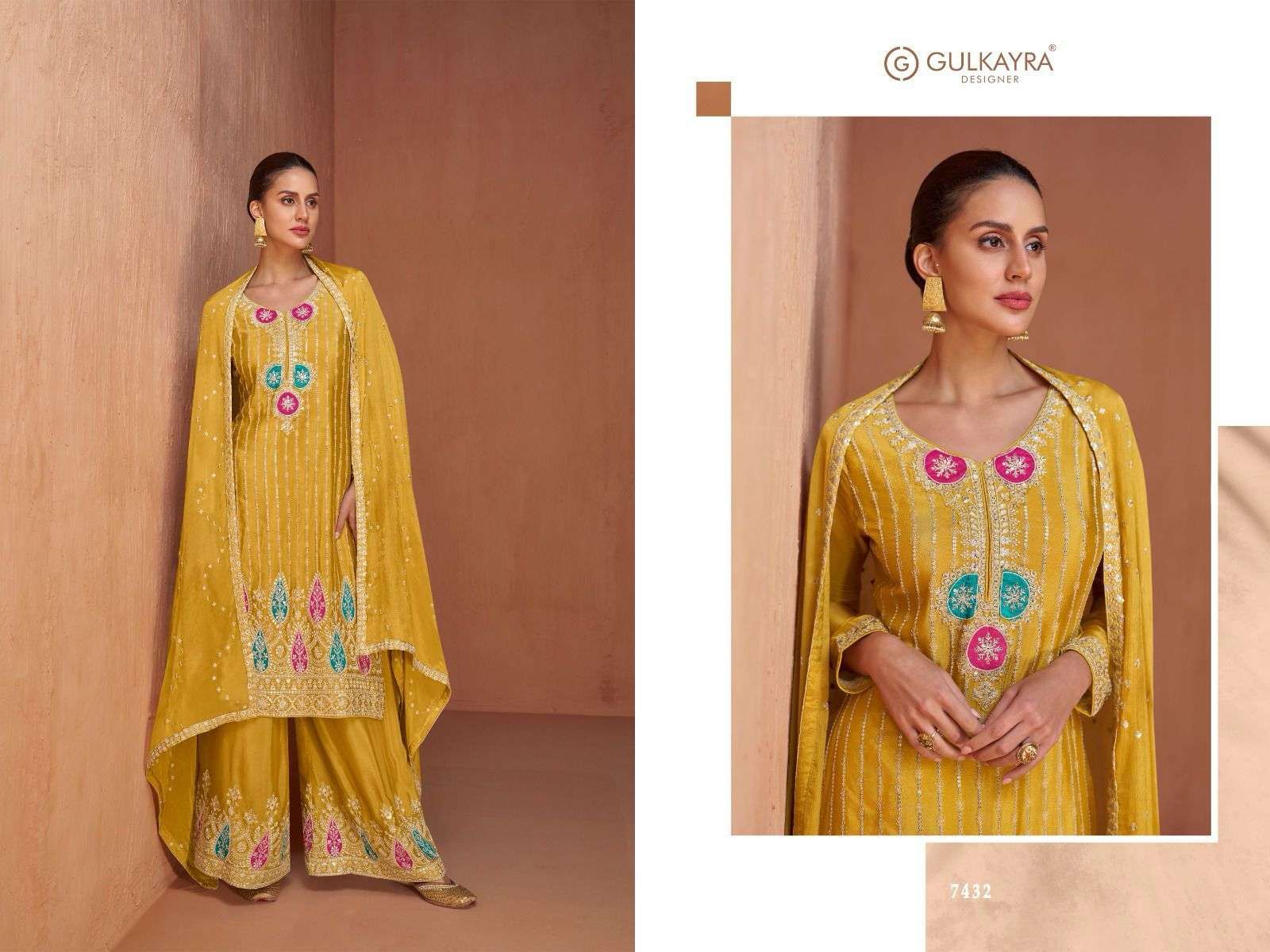 GULKAYRA DESIGNER  GAZAL HEAVY DESIGNER SUIT