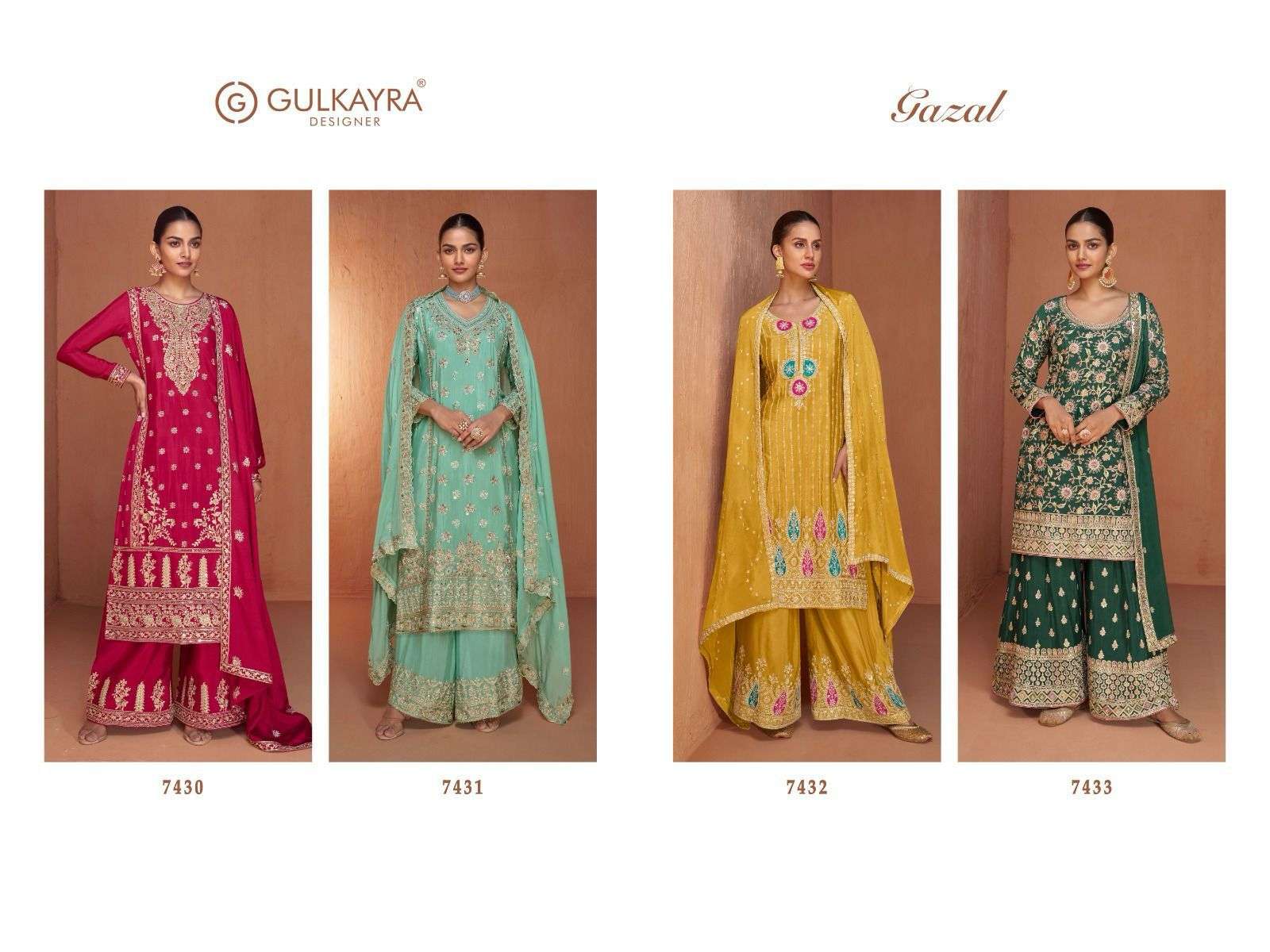GULKAYRA DESIGNER  GAZAL HEAVY DESIGNER SUIT