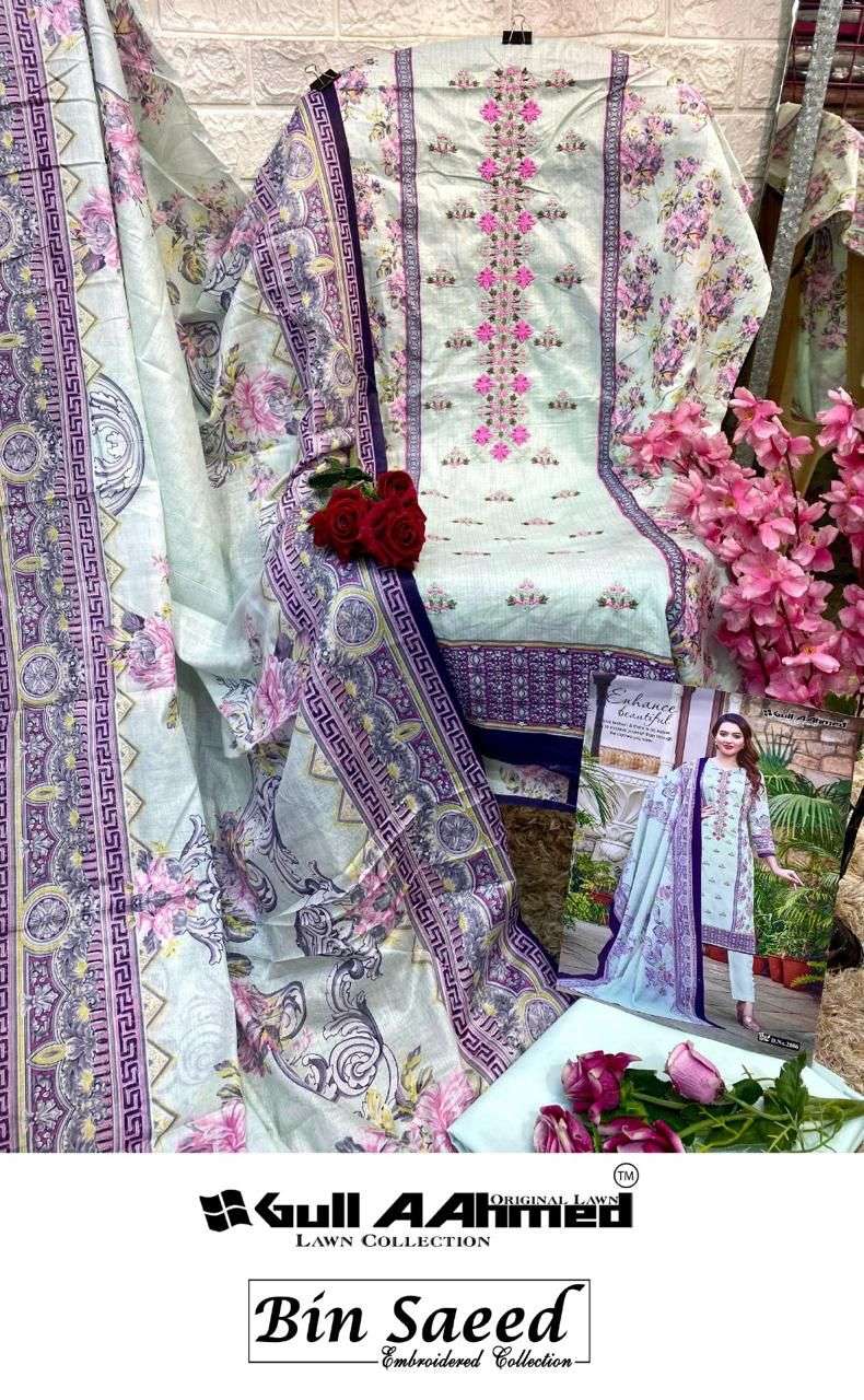 GULL AHMED BIN SAEED EMBROIDERED COLLECTION VOL 2 	