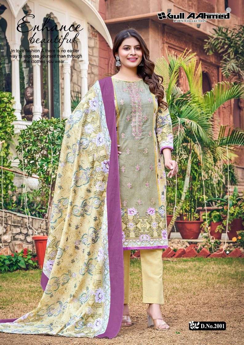 GULL AHMED BIN SAEED EMBROIDERED COLLECTION VOL 2 	