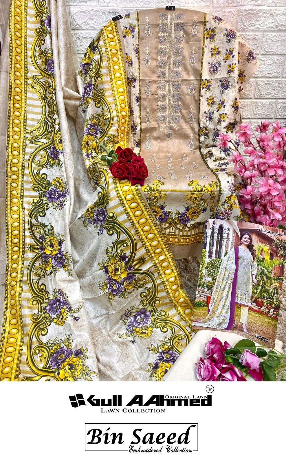 GULL AHMED BIN SAEED EMBROIDERED COLLECTION VOL 2 	