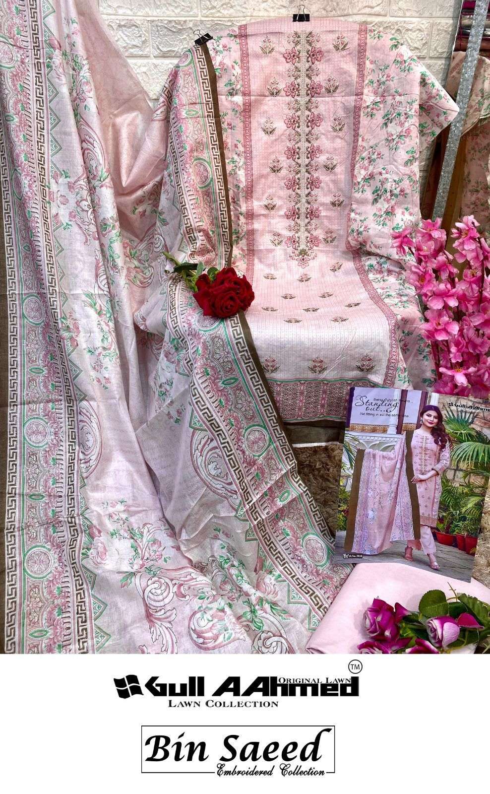 GULL AHMED BIN SAEED EMBROIDERED COLLECTION VOL 2 	