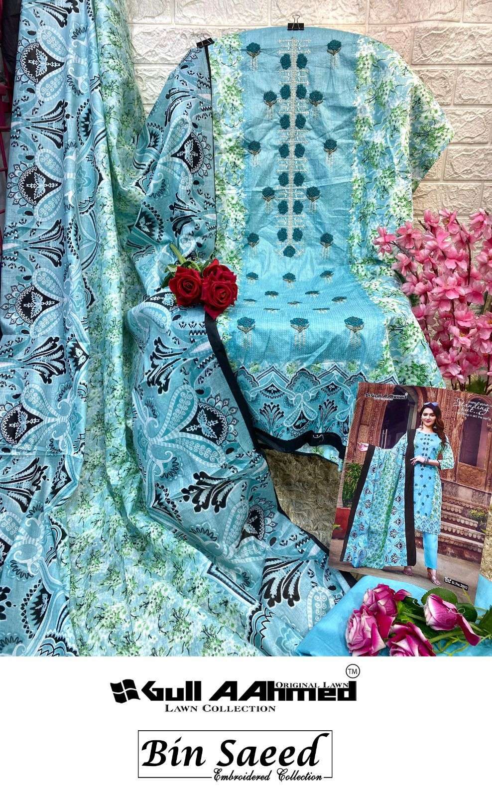 GULL AHMED BIN SAEED EMBROIDERED COLLECTION VOL 2 	