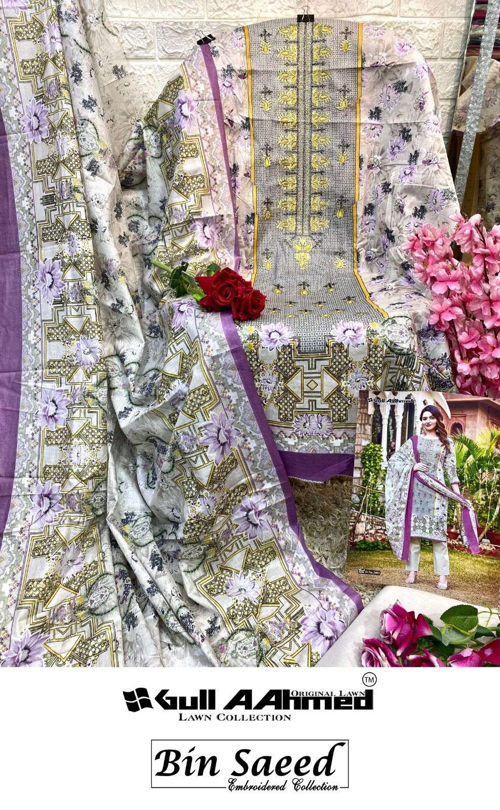 GULL AHMED BIN SAEED EMBROIDERED COLLECTION VOL 2 	