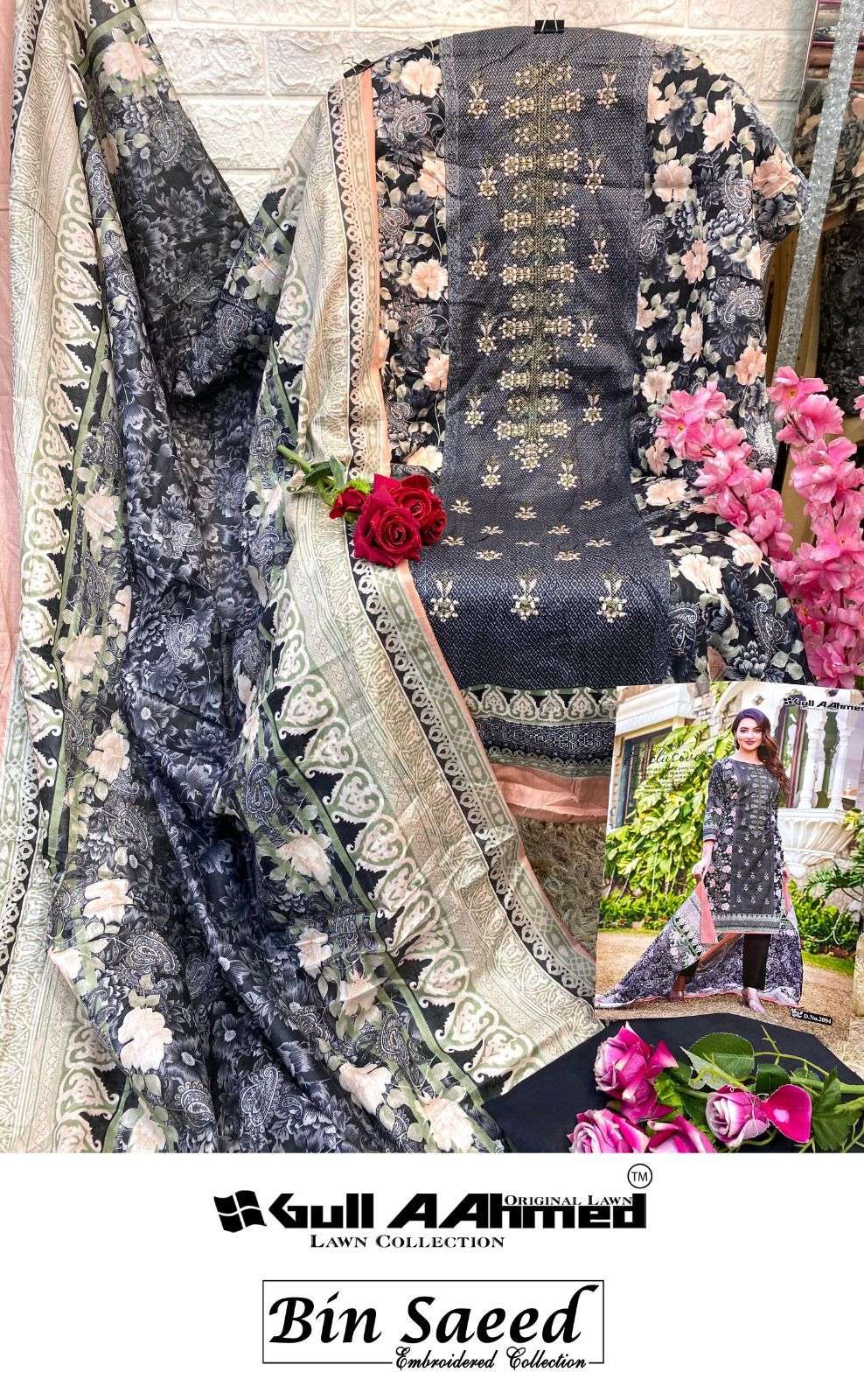 GULL AHMED BIN SAEED EMBROIDERED COLLECTION VOL 2 	