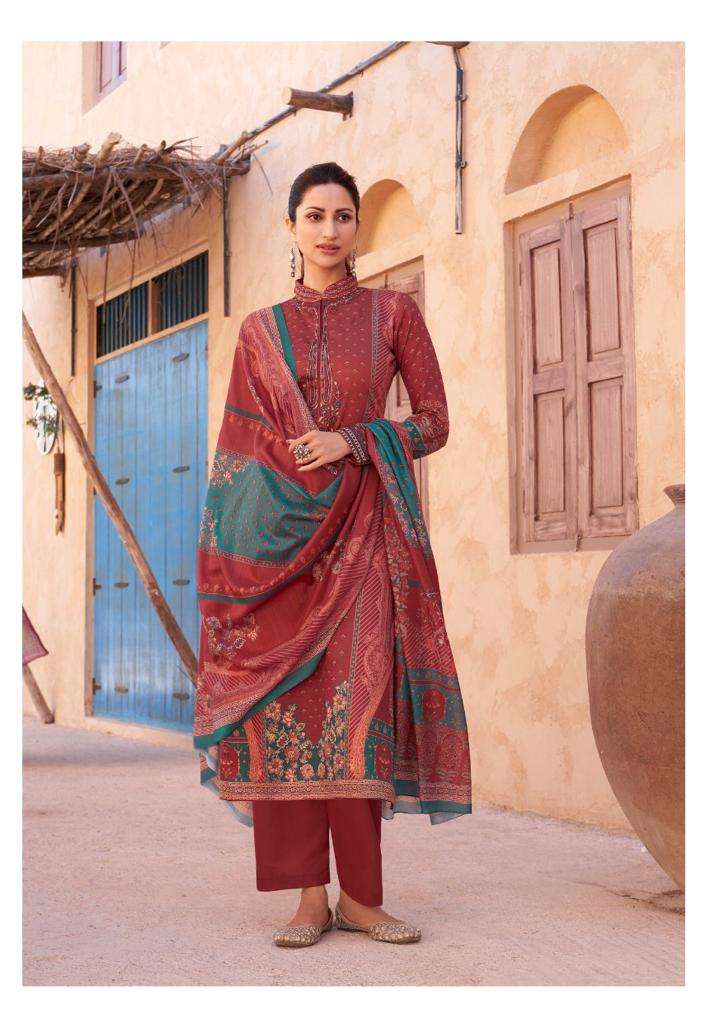HERMITAGE CLOTHING MEHQADA LAWN COTTON DIGITAL PRINT WITH WORK SUIT