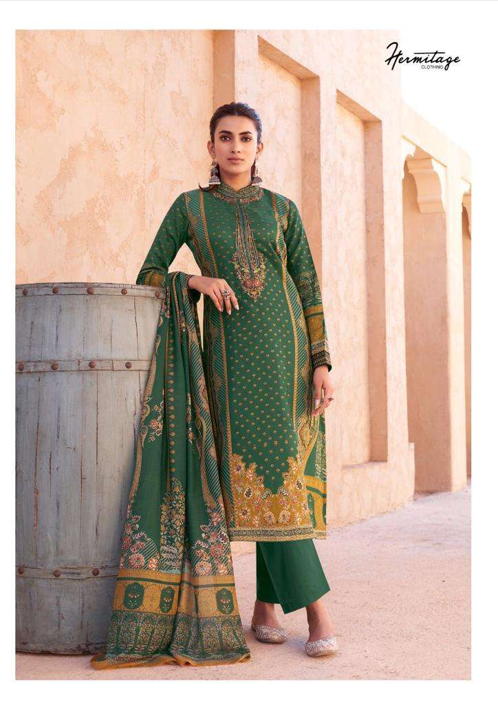 HERMITAGE CLOTHING MEHQADA LAWN COTTON DIGITAL PRINT WITH WORK SUIT