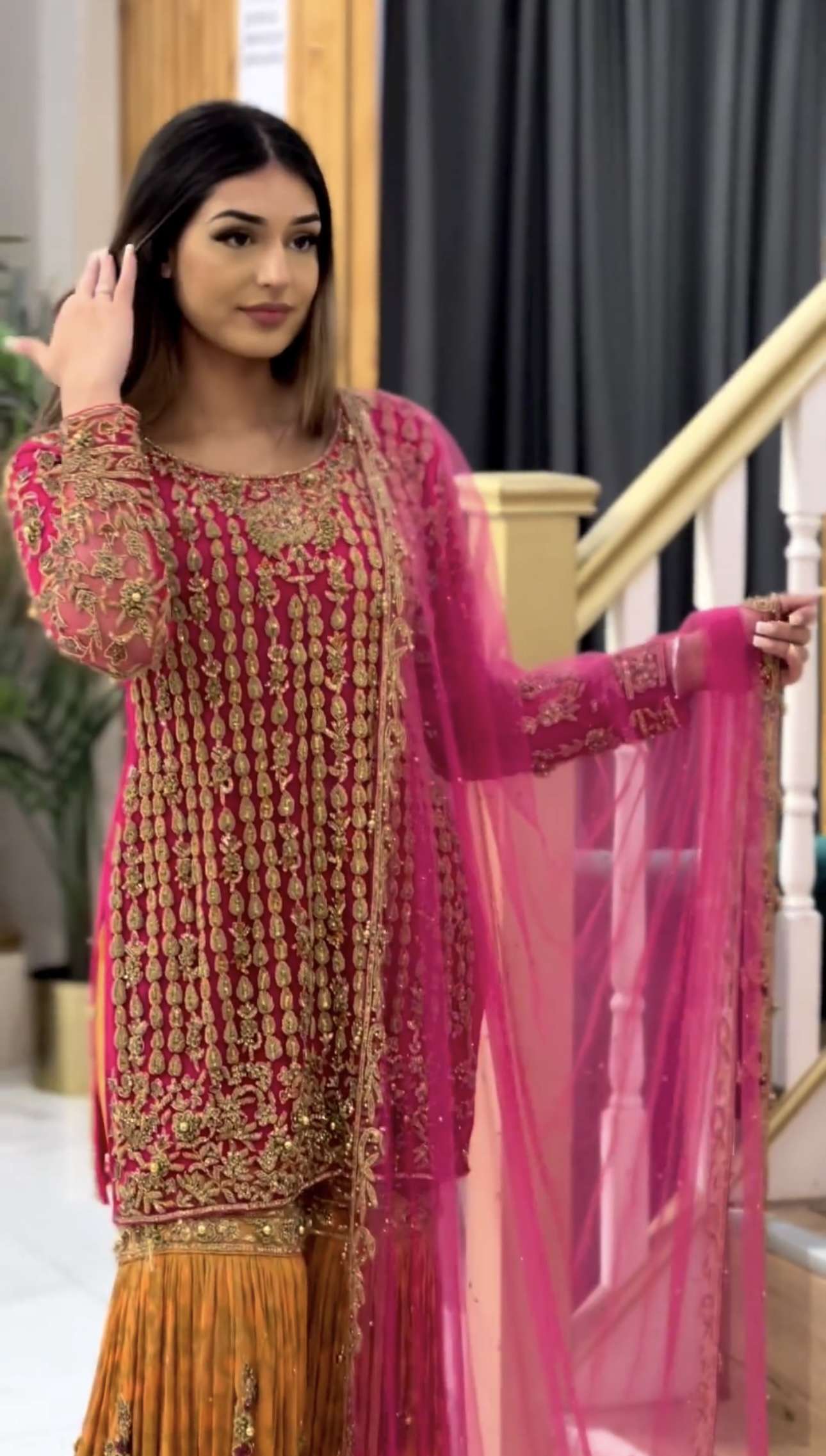 HK 1608 SHARARA SUIT