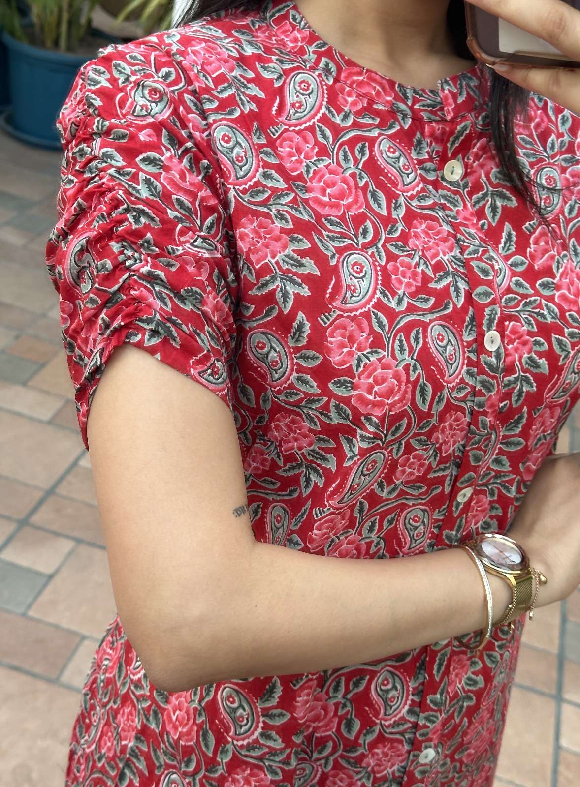 INDIRA 23206 COTTON FANCY CAUSAL KURTI
