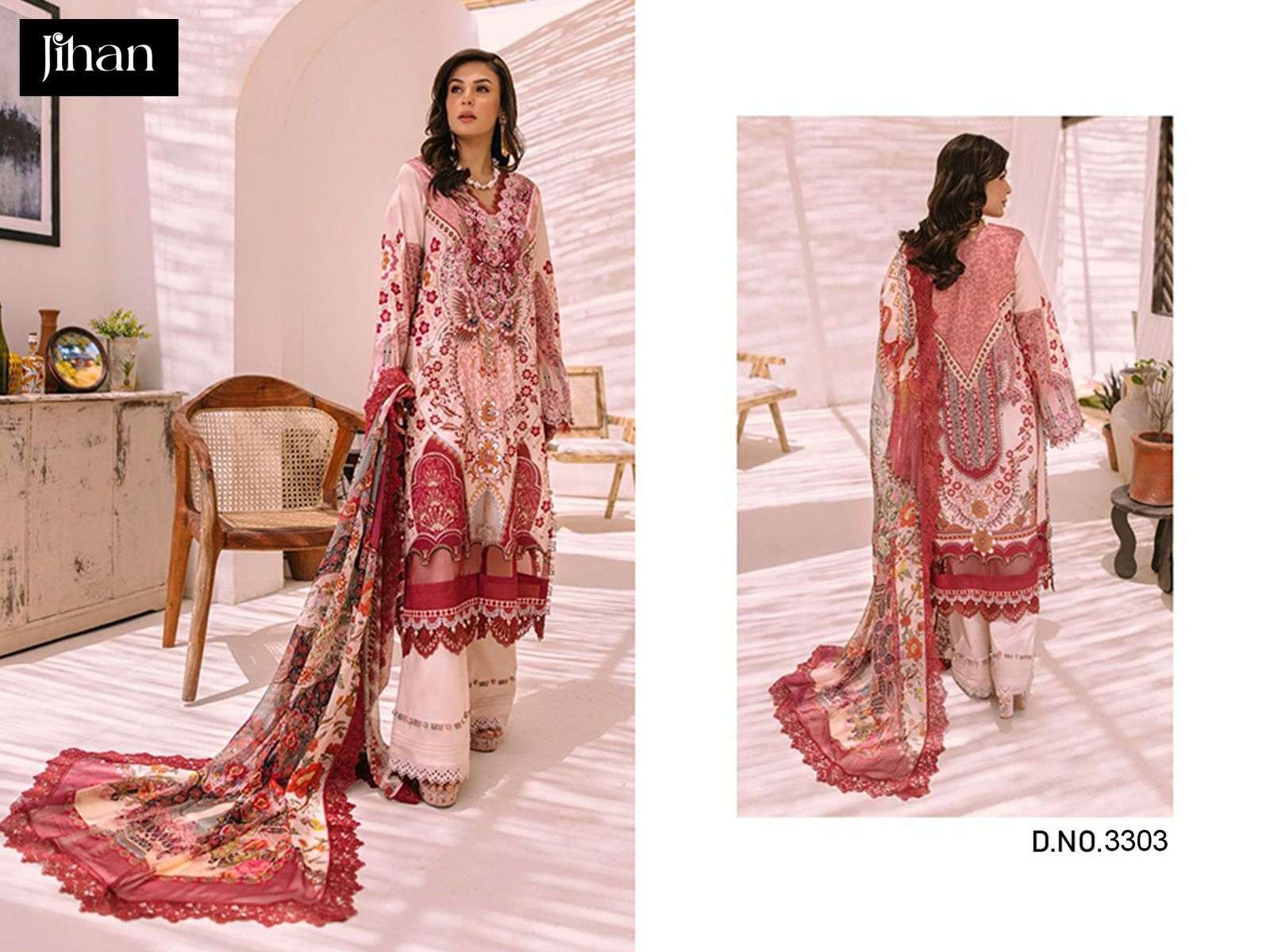  JIHAN FIRDOUS BLISS COTTON SALWAR KAMEEZ 