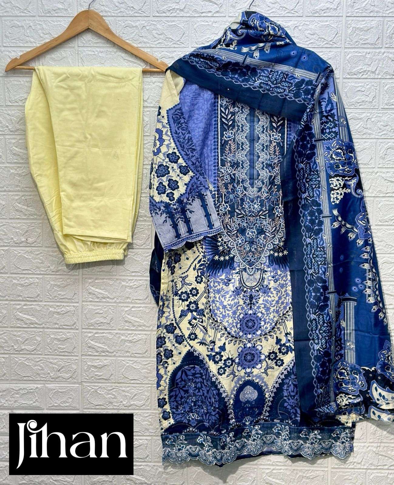  JIHAN FIRDOUS BLISS COTTON SALWAR KAMEEZ 