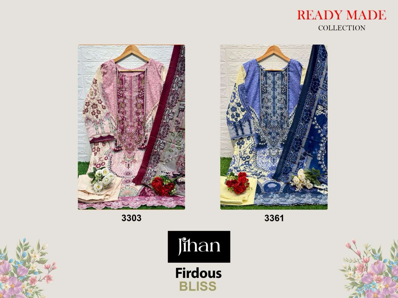  JIHAN FIRDOUS BLISS COTTON SALWAR KAMEEZ 