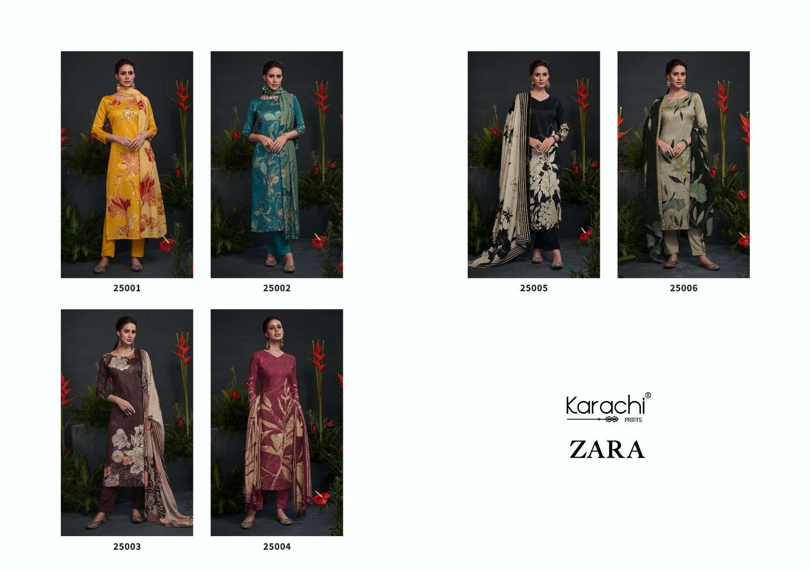 KARACHI PRINTS ZARA DIGITAL PRINT SILK SUIT