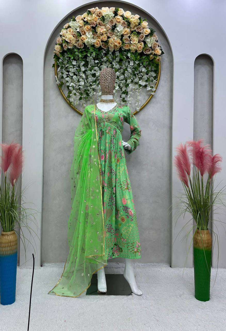 KD 1402 ALIACUT KURTI