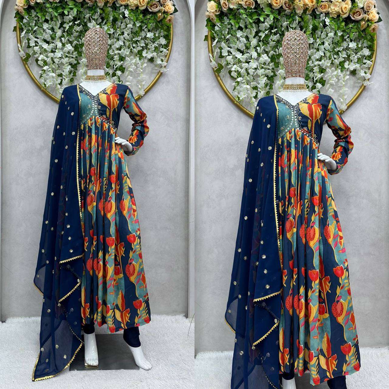 KD 1404 ALIACUT KURTI