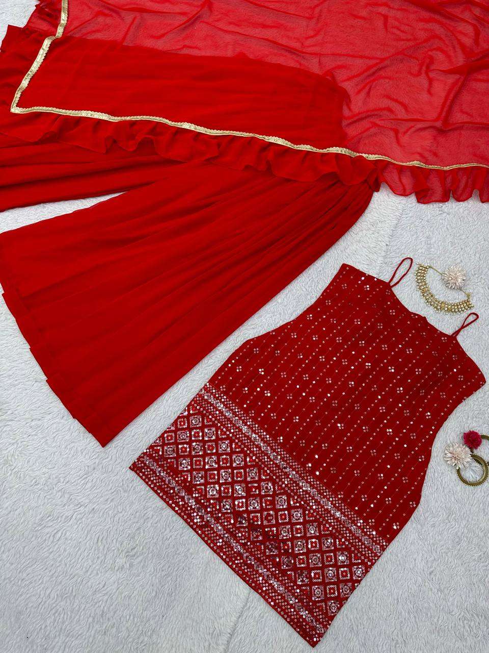 KD 1406 SHARARA SUIT