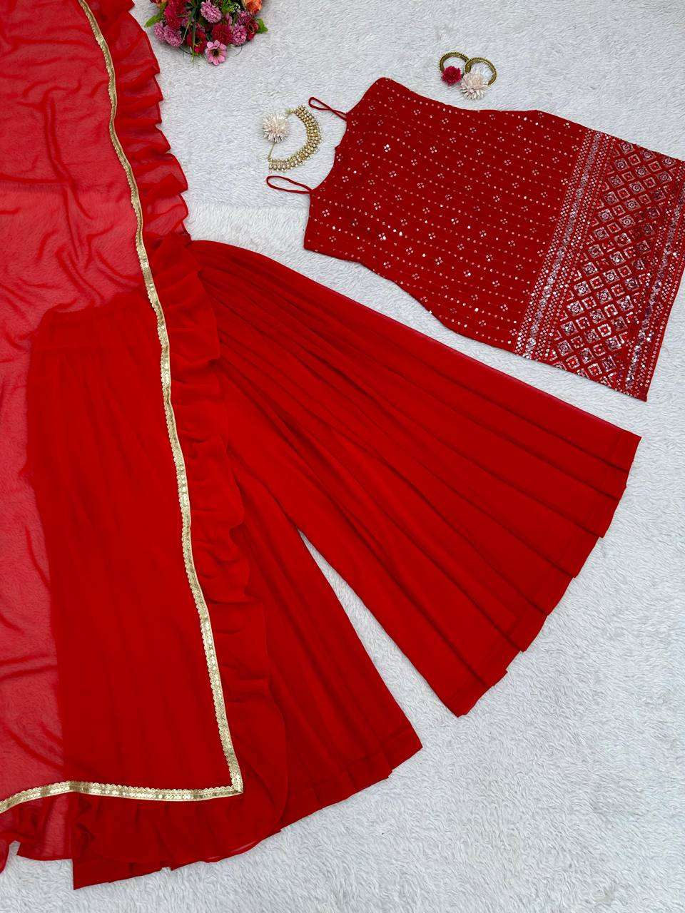 KD 1406 SHARARA SUIT