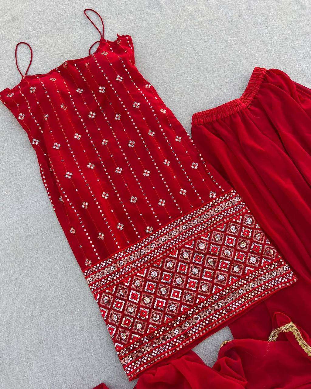 KD 1406 SHARARA SUIT