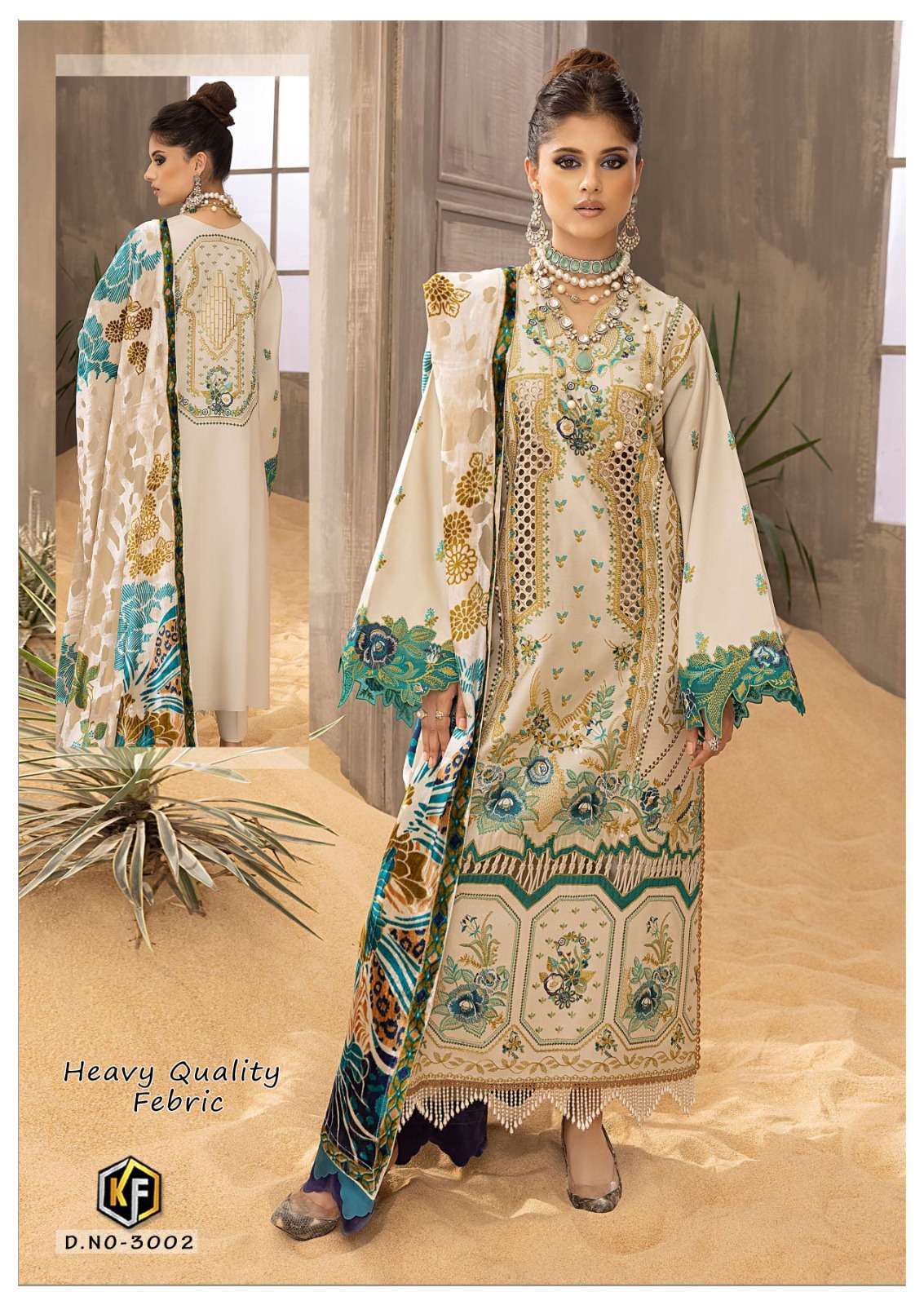 KEVAL FAB SOHA NAZIR VOL 3 COTTON DIGITAL PRINT SUIT